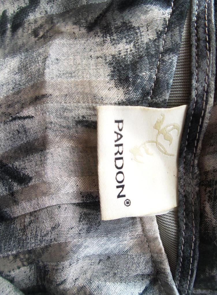 Pardon Size 42 Okrągły dekolt Sukienka Sweterkowa Bezrękawnik Długa Fabric Wiskoza 100%