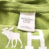 ABERCROMBIE & FITCH Size XS Okrągły dekolt T-Shirt Krótki rękaw Fabric Bawełna 100%