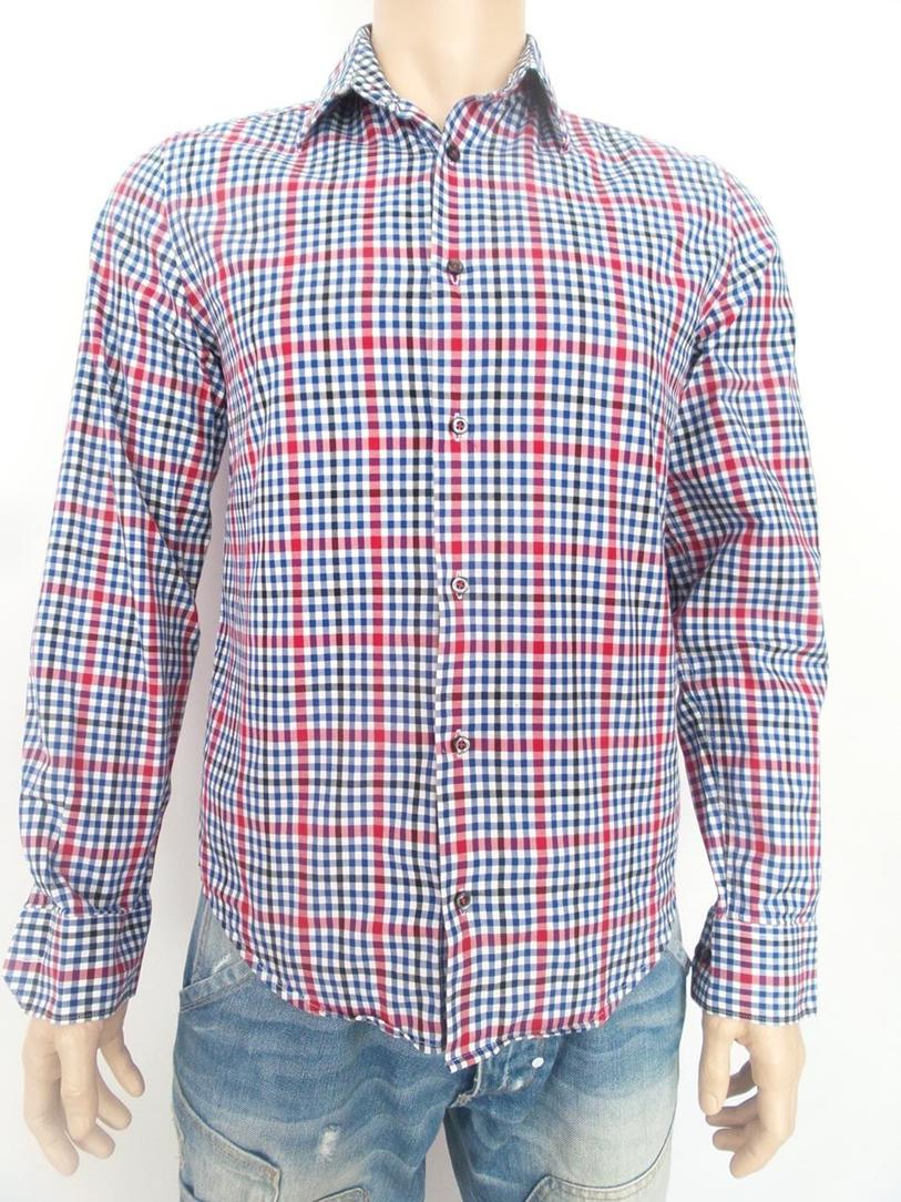 Riley Size S Kołnierz Męska Koszula Casual Długi rękaw Fabric Bawełna 100%