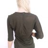 ZARA BASIC Size M W łódkę Sweter Krótki rękaw Fabric Len 100% Cienka dzianina