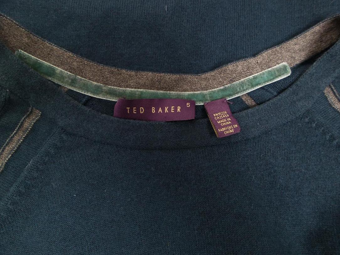 Ted Baker London Size 5 (42) Męski Sweter Długi rękaw Fabric Bawełna