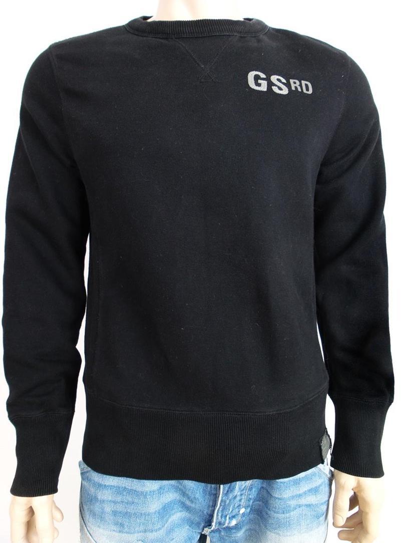 G-Star Size S Color Czarny Męski Sweter Długi rękaw Fabric Bawełna 100%