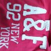 ABERCROMBIE & FITCH Size S Crew Neck T-Shirt Krótki rękaw Fabric Bawełna 100%