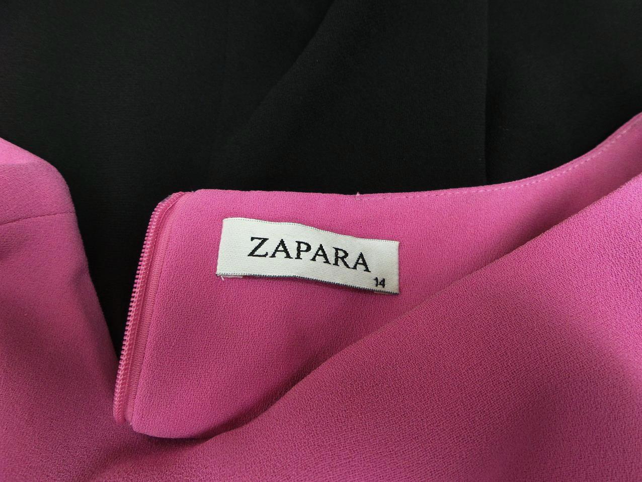 Zapara Size 42 (14) Okrągły dekolt Sukienka Mini Bezrękawnik Krótka