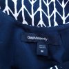 Gap Size M Color Granatowy W serek Sukienka Letnia Bezrękawnik Midi