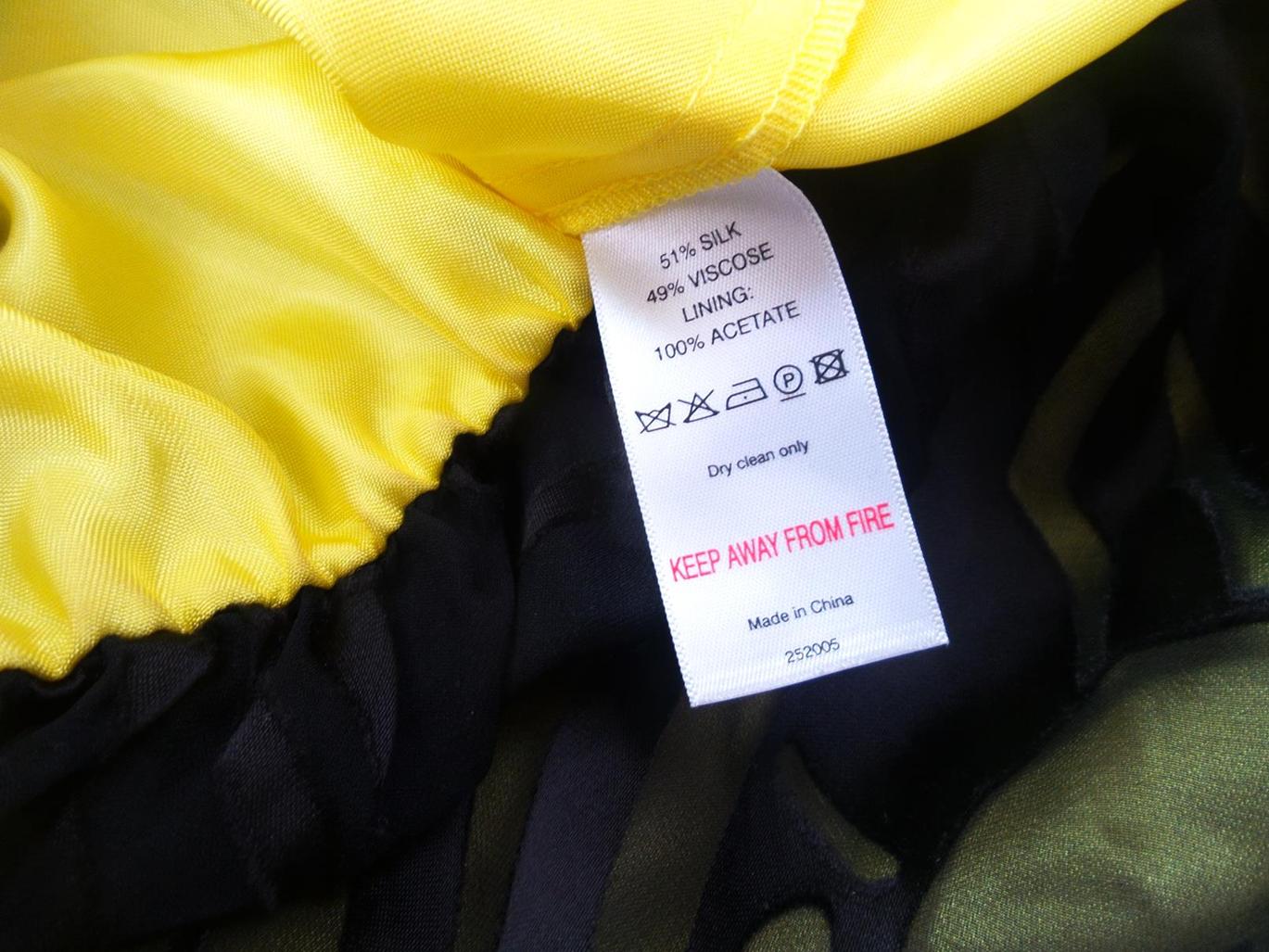 Monsoon Size 42 Color Czarny Dekolt Serce Sukienka Trapezowa Bezrękawnik Midi Fabric Jedwab