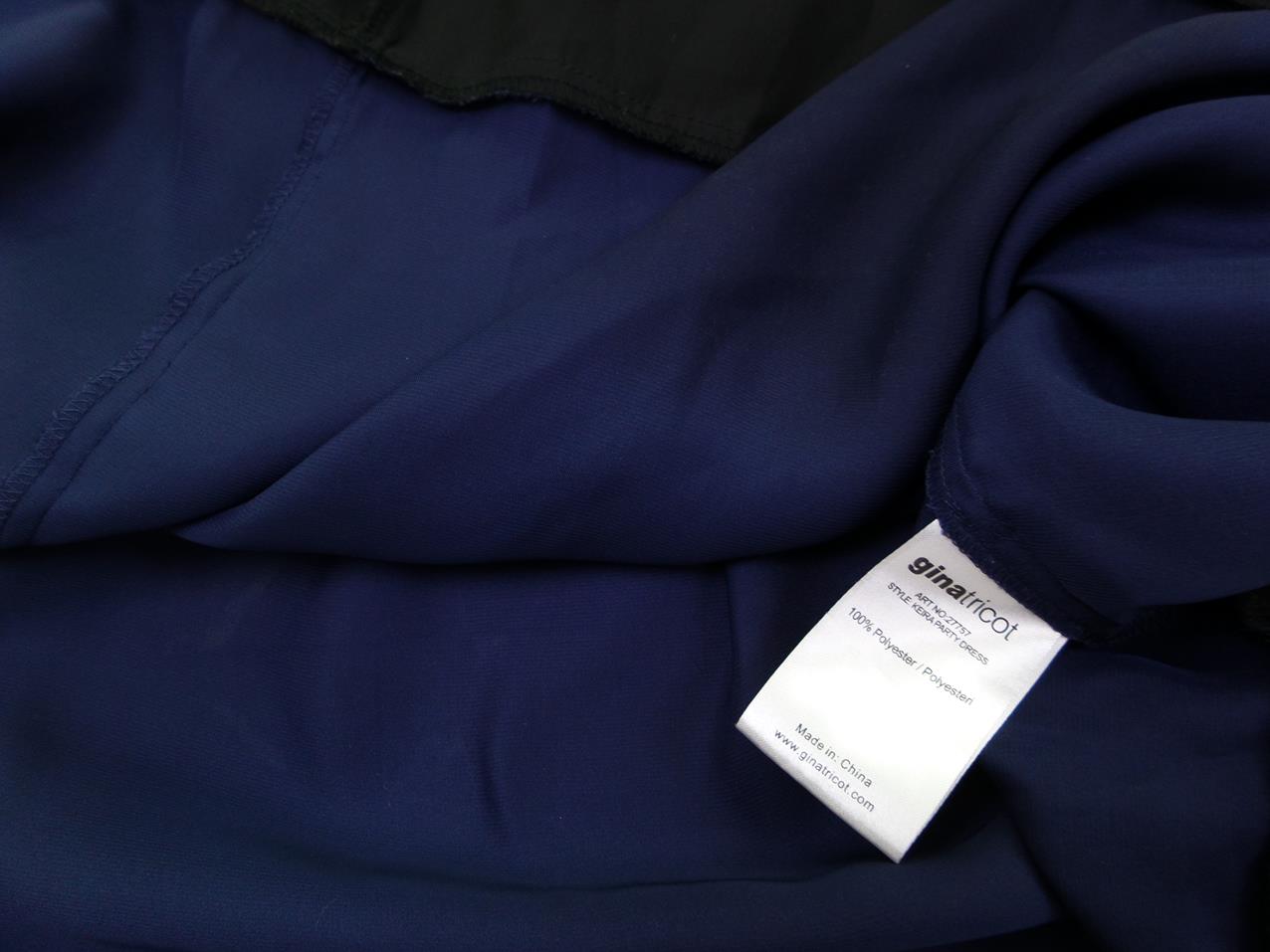 Gina Tricot Size 38 Color Fioletowy W serek Suknia Balowa Sukienka Wieczorowa Bezrękawnik Do Kolan