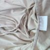 BZR Size S Color Beżowy Kwadratowy dekolt Tunika Bluzka Rękaw 3/4 Fabric Wiskoza