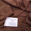 Laura ashley Size M Color Brązowy Kwadratowy dekolt Bluzka z dzianiny Bezrękawnik Fabric Wiskoza