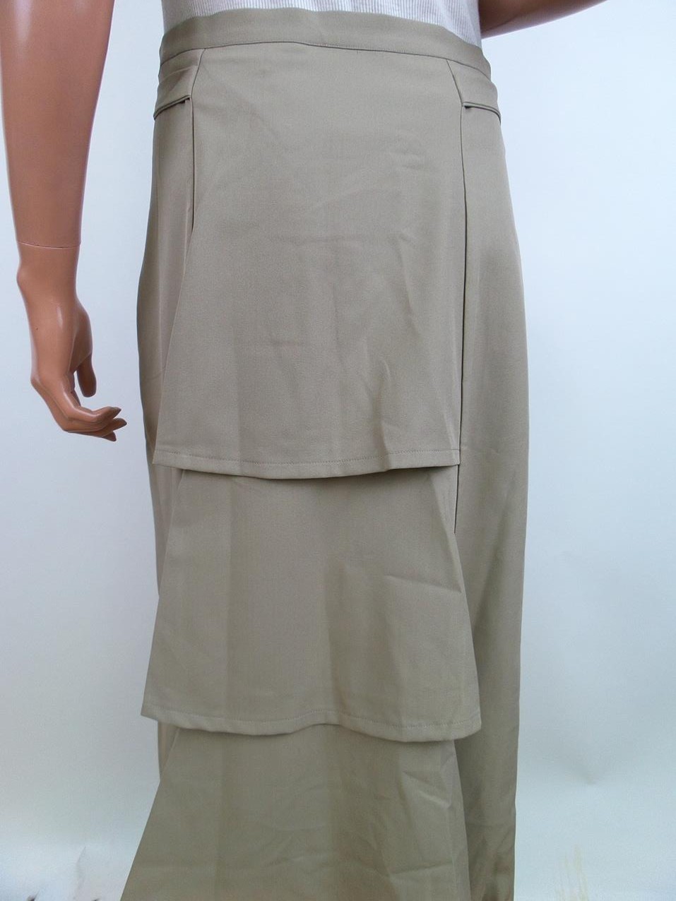 Oxmo Size M Color Beżowy Spódnica Maxi Długa