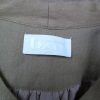 BZR Size 38 Color Beżowy W serek Sweter Rękaw 3/4 Fabric Wełna Cienka dzianina