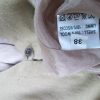 BZR Size 38 Color Beżowy W serek Sweter Rękaw 3/4 Fabric Wełna Cienka dzianina