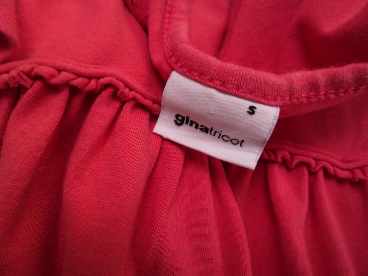 Gina Tricot Size S Color Różowy Kwadratowy dekolt Sukienka Trapezowa Krótki rękaw Do Kolan