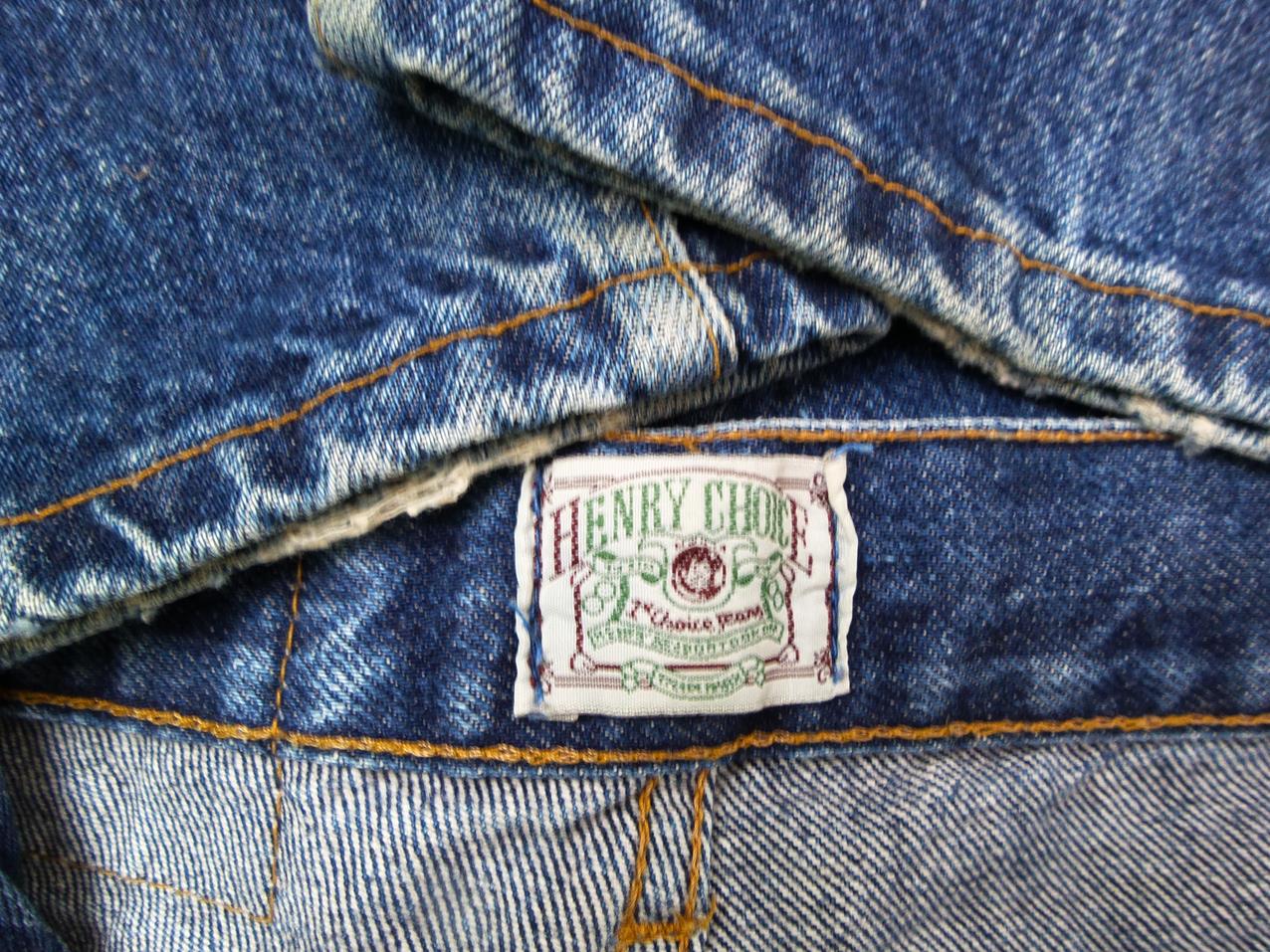 Henry Choice Size 30/32 Color Granatowy Spodnie Jeansy Fabric Bawełna 100%