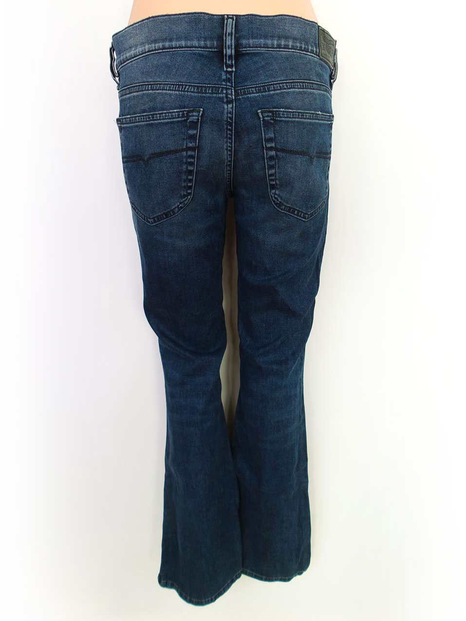 Diesel Size 28 Color Granatowy Spodnie Jeansy Fabric Bawełna