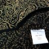 Estelle Size L Color Czarny Paisley Drapowany dekolt Tunika Bluzka Dzianina Długi rękaw Fabric Akryl 100%