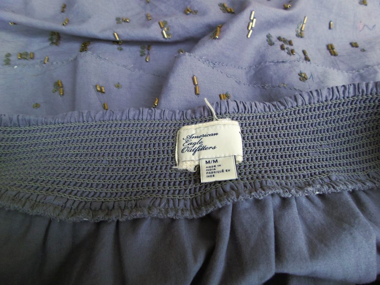 American Eagle Size M Spódnica Mini Krótka Fabric Bawełna 100%