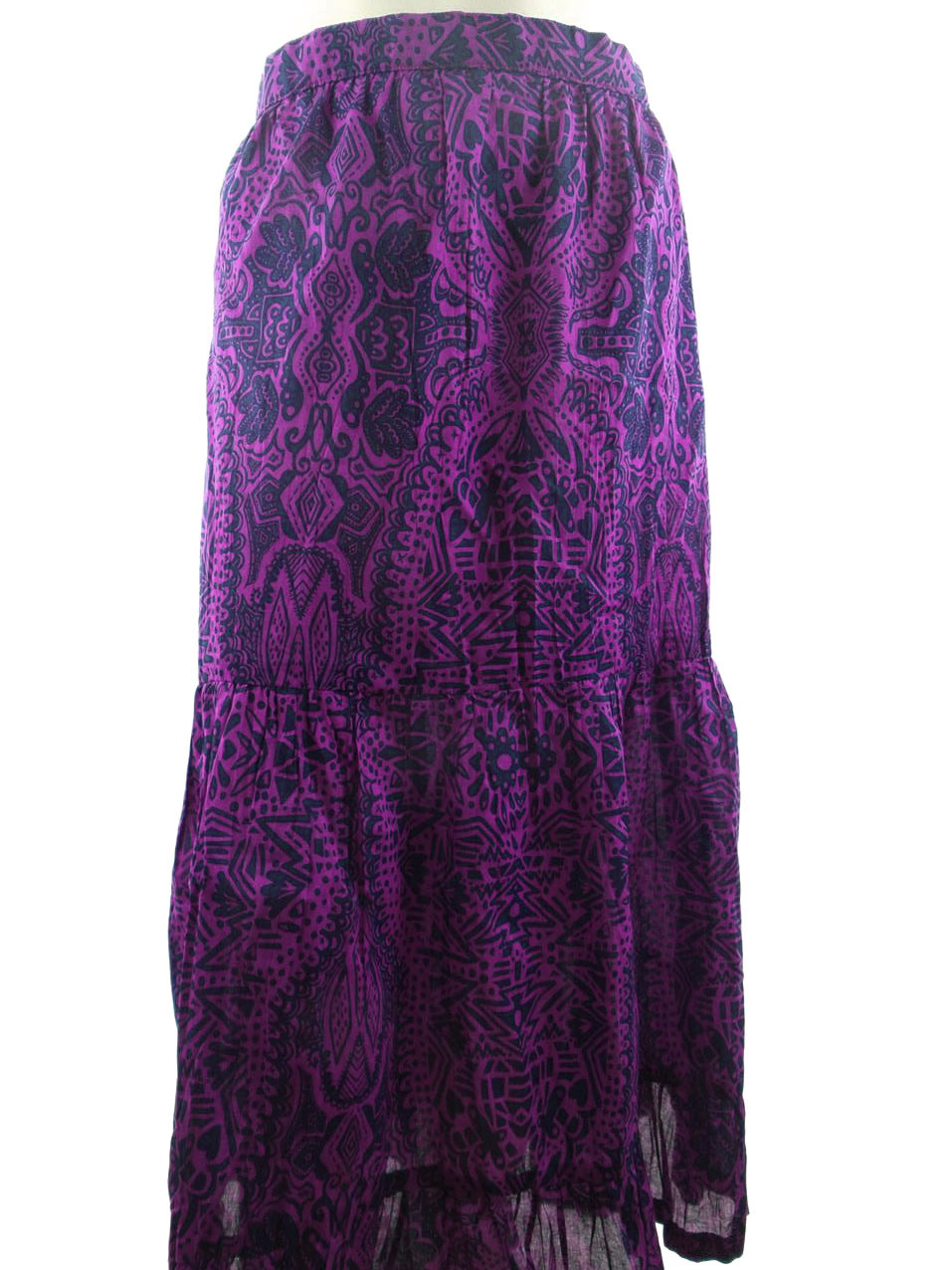 Marisota Size XXL Color Fioletowy Spódnica Maxi Długa