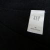 Gap Size M Color Czarny W serek Tunika Bluzka Dzianina Długi rękaw Fabric Rayon