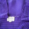 The Masai Size M Color Fioletowy W serek Sukienka Elegancka Długi rękaw Do Kolan