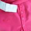 Guess Size M Color Różowy Kołnierz Koszulka Polo Długi rękaw Fabric Bawełna