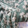 Boden Size 10 (38) Color Zielony W serek Sukienka Trapezowa Krótki rękaw Midi Fabric Wiskoza 100%