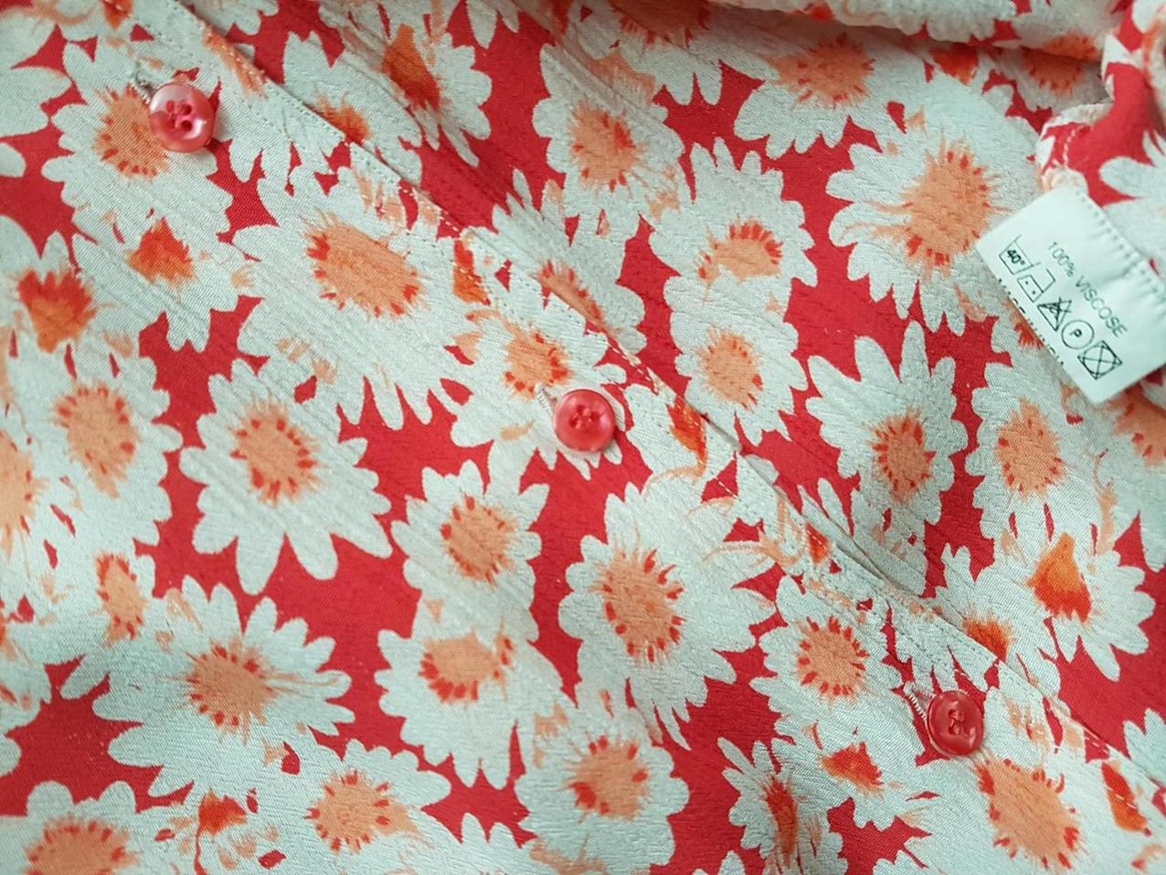 Flash Size M Color Czerwony W serek Sukienka Mini Bezrękawnik Krótka Fabric Wiskoza 100%