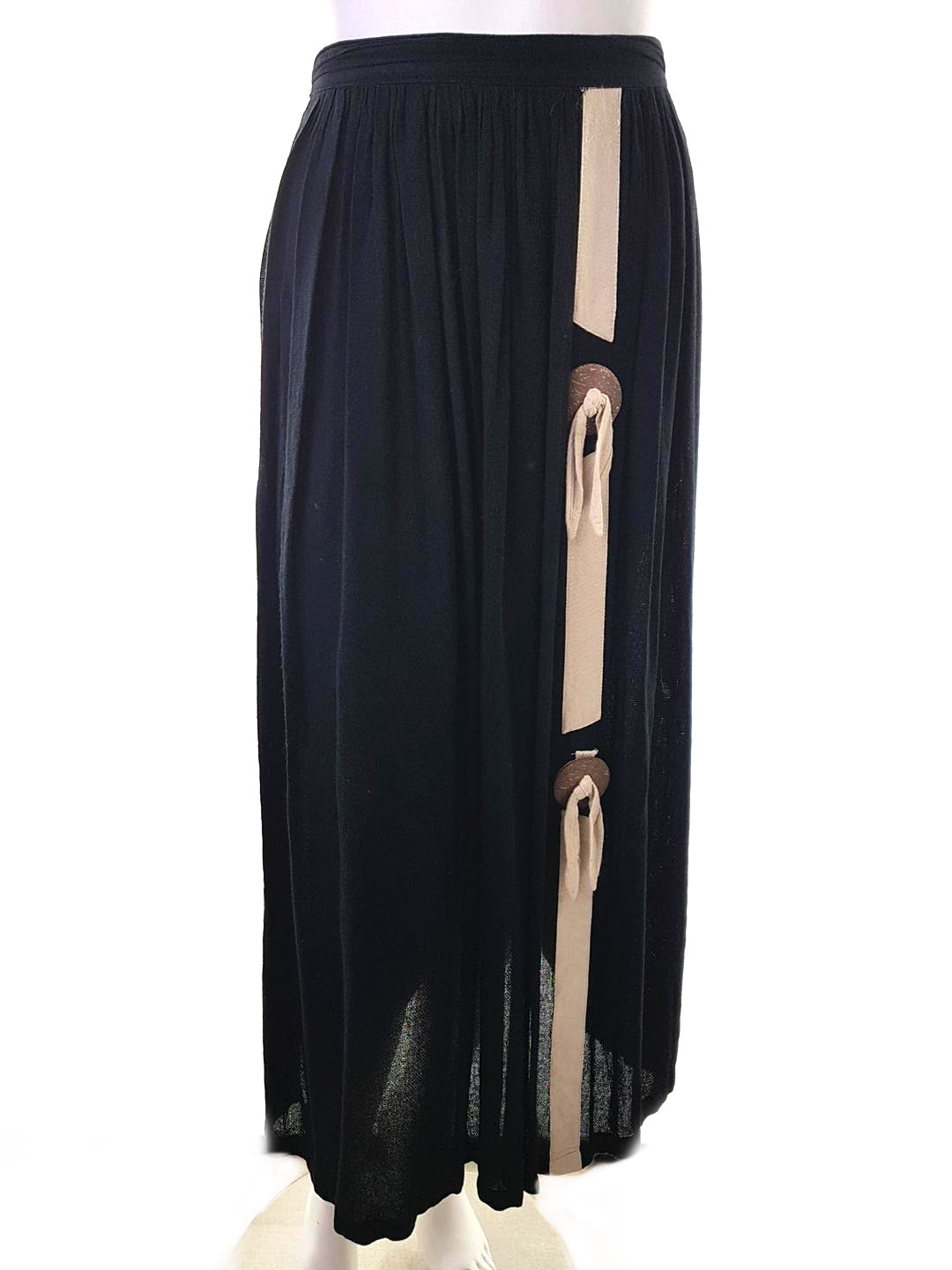 ANIMALE Size M Color Czarny Spódnica Maxi Długa Fabric Rayon 100%