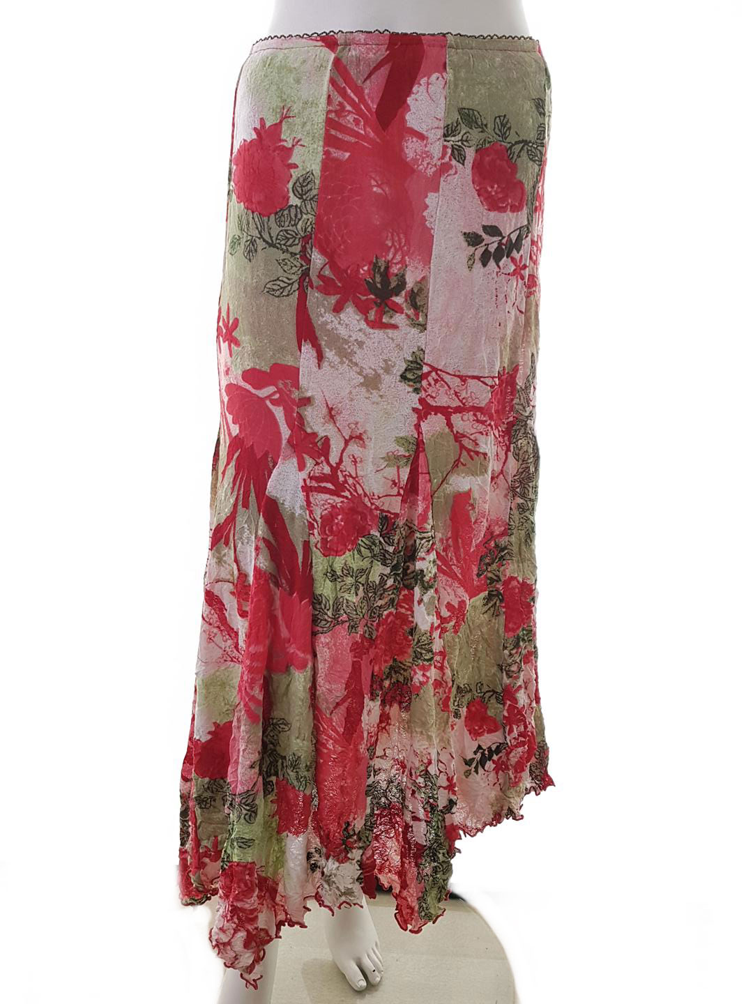 Via Appia Size M Color Różowy Spódnica Maxi Długa