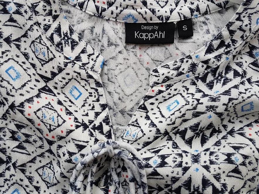 Kappahl Size S Color Biały Split Crew Neck Sukienka Koszulowa Długi rękaw Do Kolan Fabric Wiskoza 100%