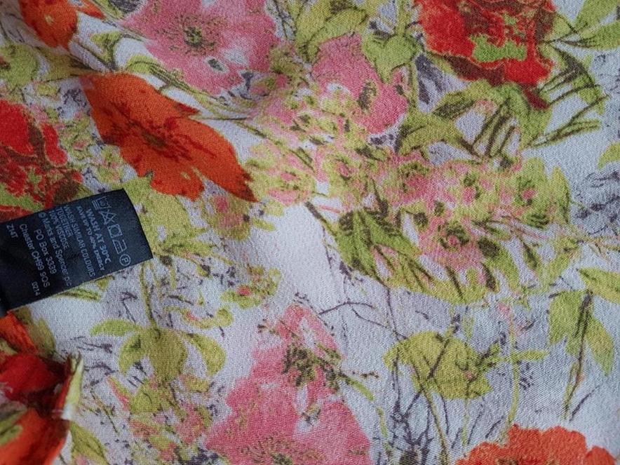 Size 38 Color Pomarańczowy Spódnica Trapezowa Midi Fabric Wiskoza 100%