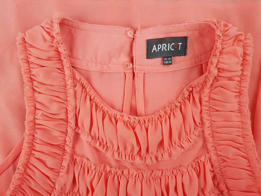 Apricot Size M Color Różowy Okrągły dekolt Bluzka Bezrękawnik