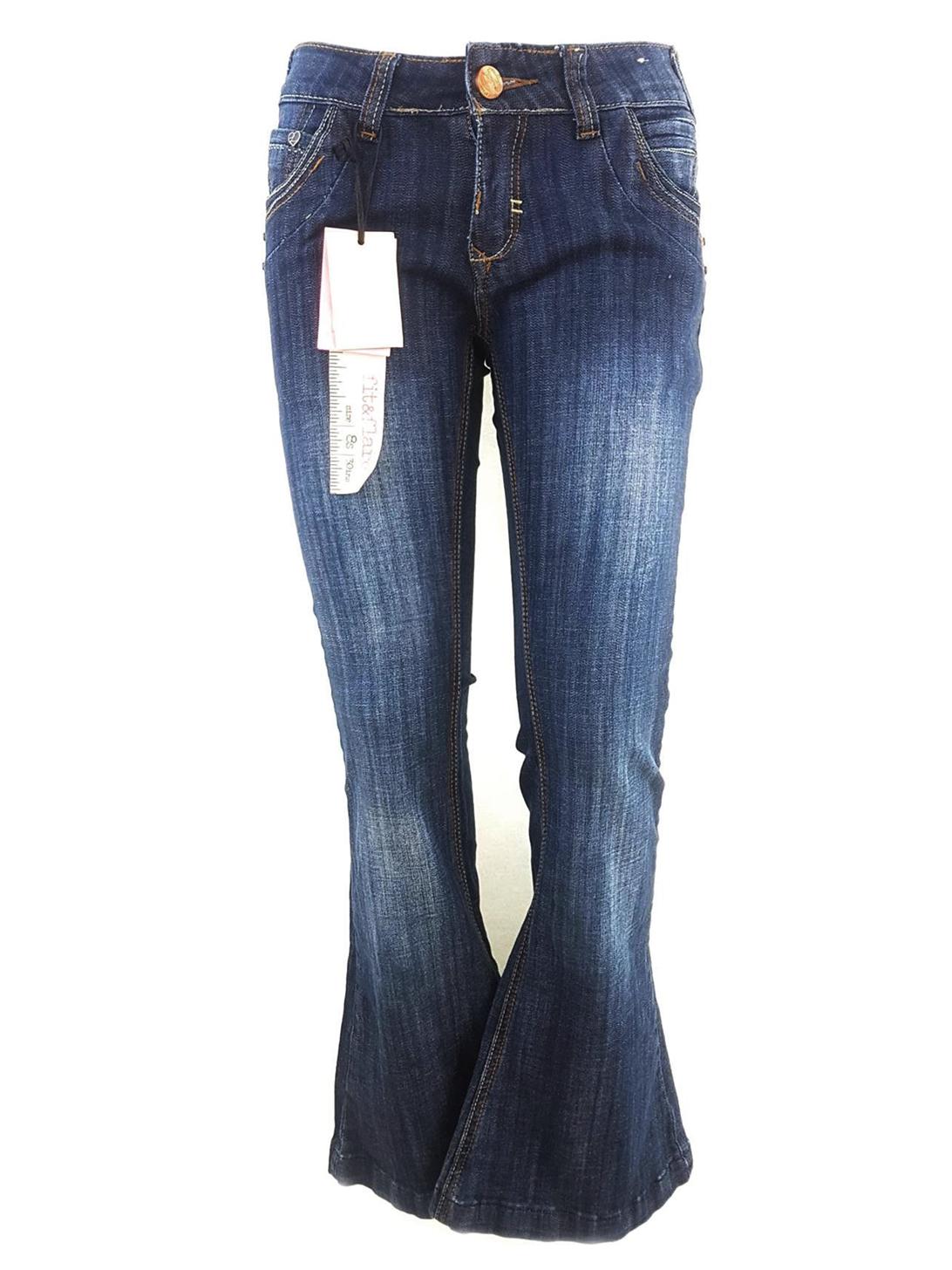 awear Size 8 (36) Color Granatowy Spodnie Jeansy Fabric Bawełna