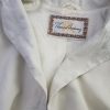 Thomas Burberry Size 14 (42) Color Beżowy Kołnierz Żakiet z zapięciem Długi rękaw Fabric Tencel