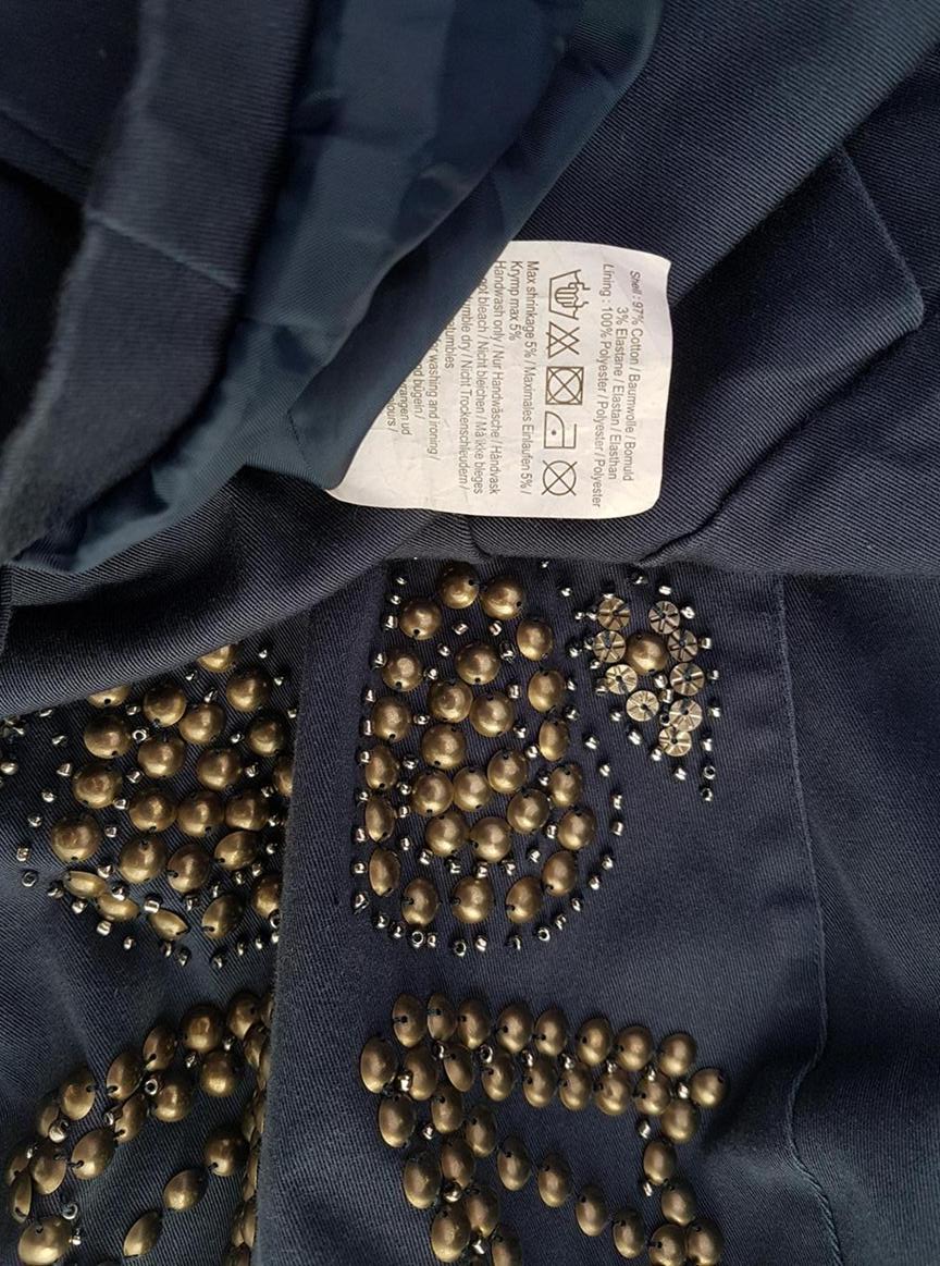 Vila Size XL Color Granatowy Odkryte Ramiona Sukienka na Ramiączkach Bezrękawnik Do Kolan Fabric Bawełna