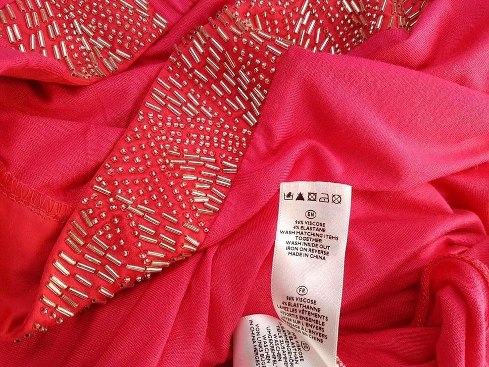 Lipsy Size 10 (38) Color Różowy Odkryte Ramiona Sukienka Mini Bezrękawnik Krótka Fabric Wiskoza