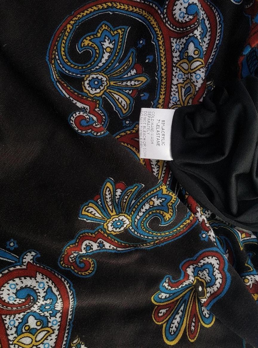 Culture Size 8 (36) Color Czarny Okrągły dekolt Sukienka Mini Krótki rękaw Krótka Fabric Akryl