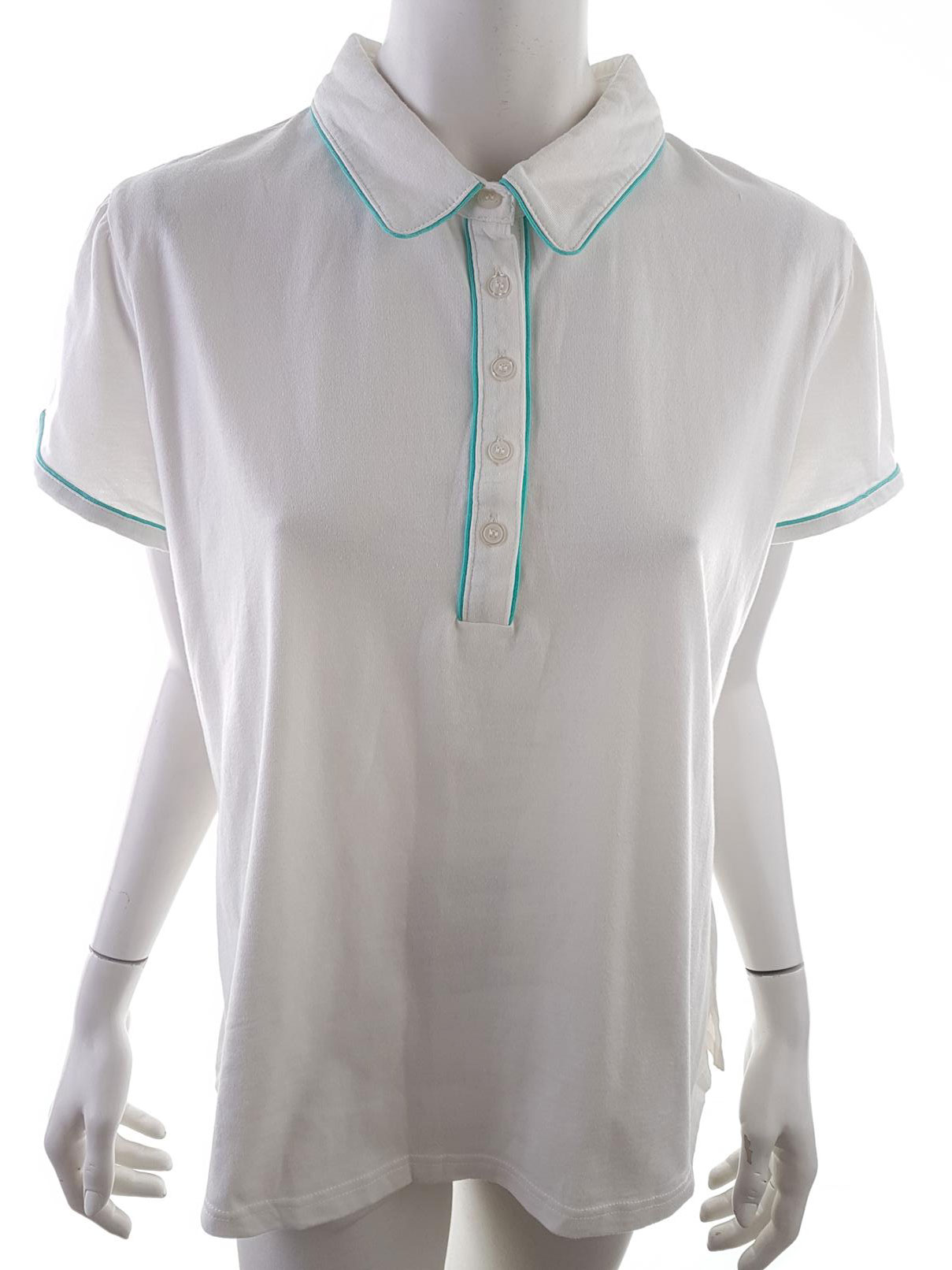 For Women Size 48 Kołnierz Koszulka Polo Krótki rękaw