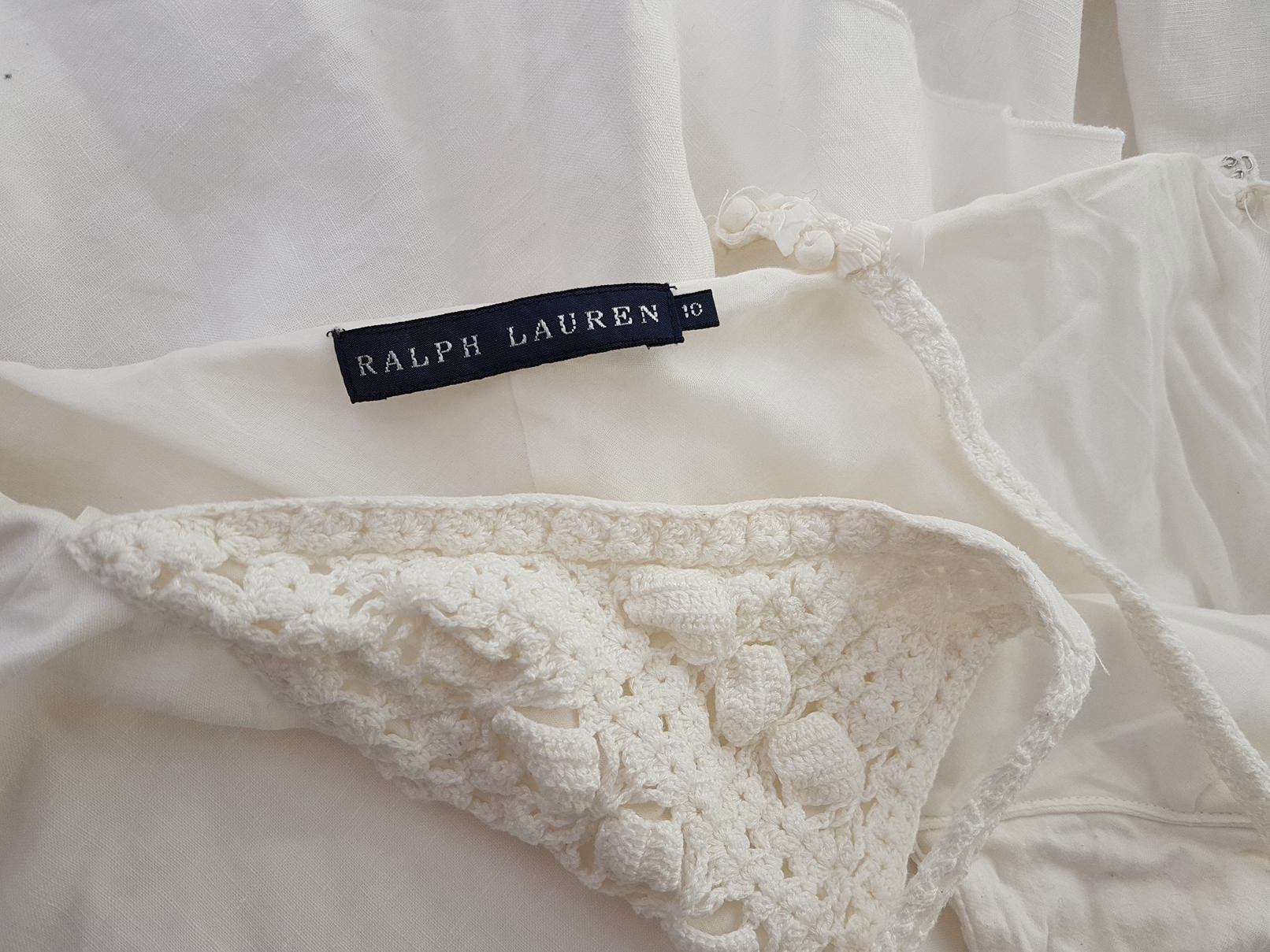 Ralph Lauren Size 10 (38) Halter Sukienka Maxi Bezrękawnik Długa