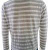 Hugo Boss Size S Color Szary Pasy Męski Sweter Długi rękaw Fabric Bawełna