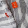 Hugo Boss Size S Color Szary Pasy Męski Sweter Długi rękaw Fabric Bawełna