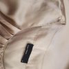 Vero moda Size M Color Beżowy Okrągły dekolt Sukienka Prosta Krótki rękaw Do Kolan