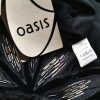 Oasis Size S Color Czarny Na Jedno Ramię Bluzka Krótki rękaw Fabric Wiskoza 100%