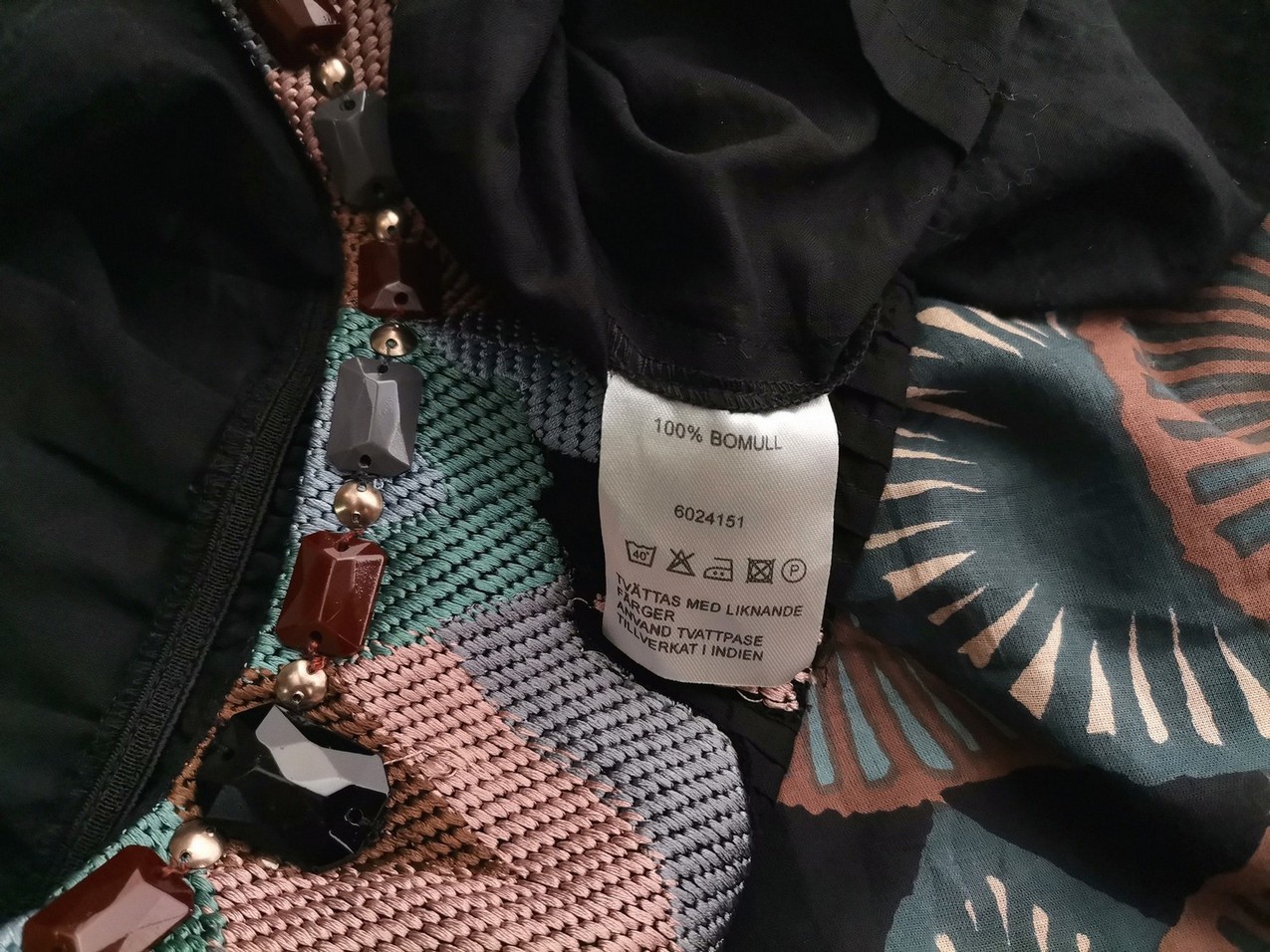 Isolde Size 48 Color Czarny Dekolt U Sukienka Letnia Bezrękawnik Midi Fabric Bawełna 100%