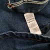 Denim Co. Size 12 (40) Color Niebieski Kwadratowy dekolt Sukienka Prosta Bezrękawnik Do Kolan Fabric Bawełna