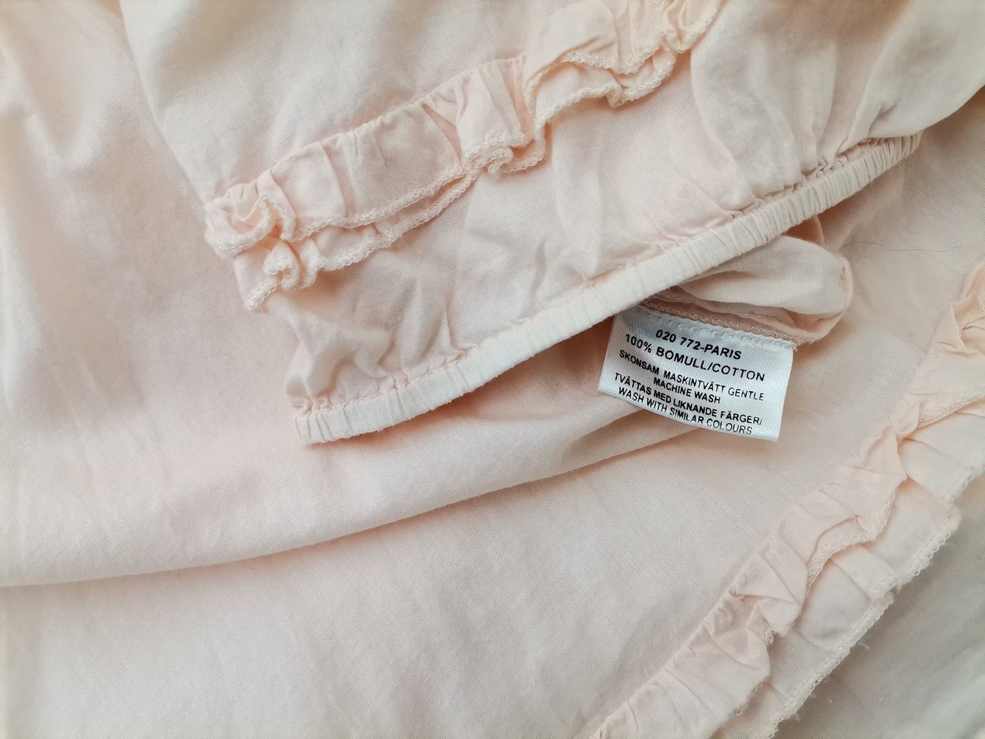 Monrow Size L Color Pudrowy Dekolt U Tunika Bluzka Krótki rękaw Fabric Bawełna 100%