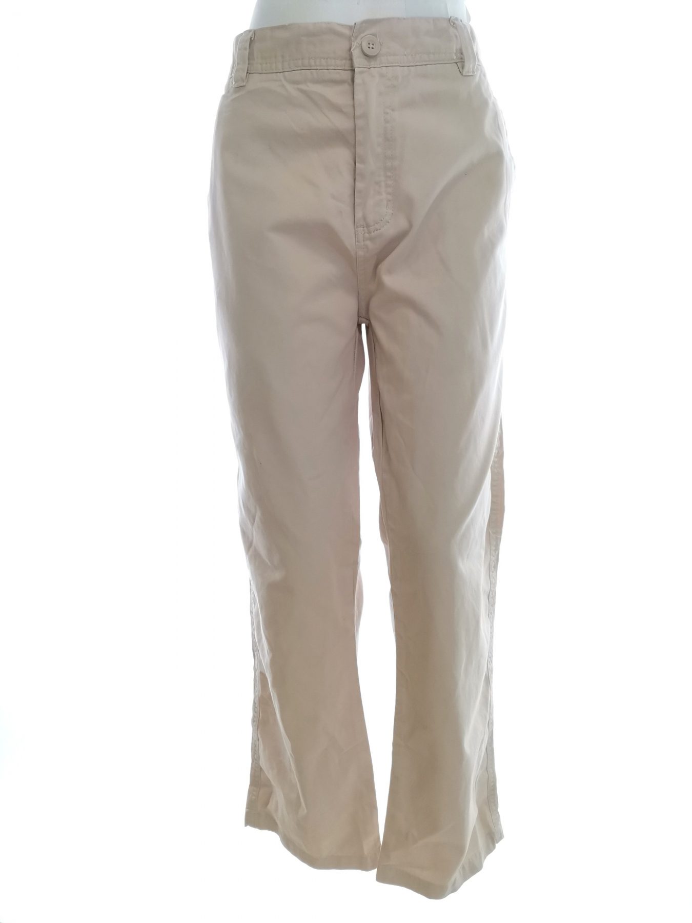 CHINO Size W34 L30 Color Beżowy Fabric Bawełna 100%