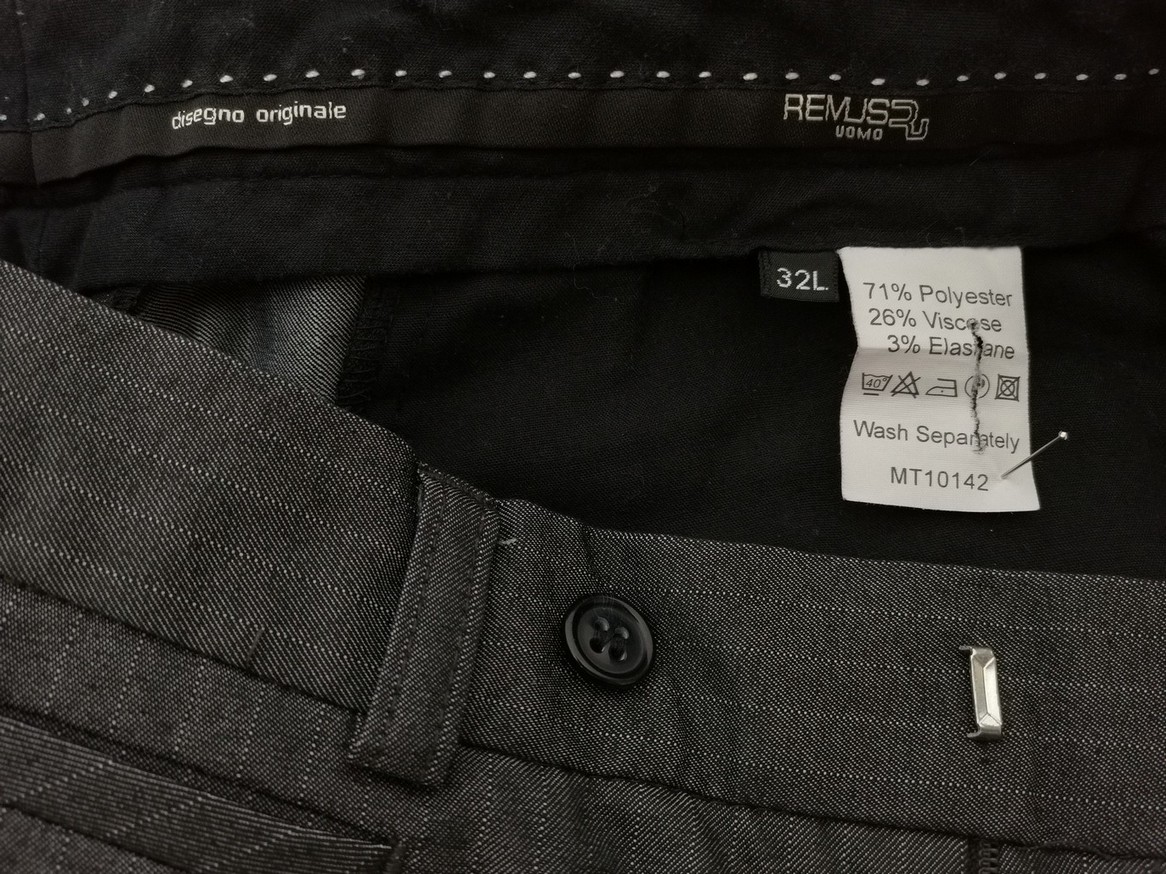 Remus Uomo Size 32 Color Szary Pasy