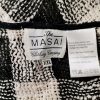 The Masai Size XXL Color Kremowy Krata Kamizelka Bezrękawnik Fabric Bawełna