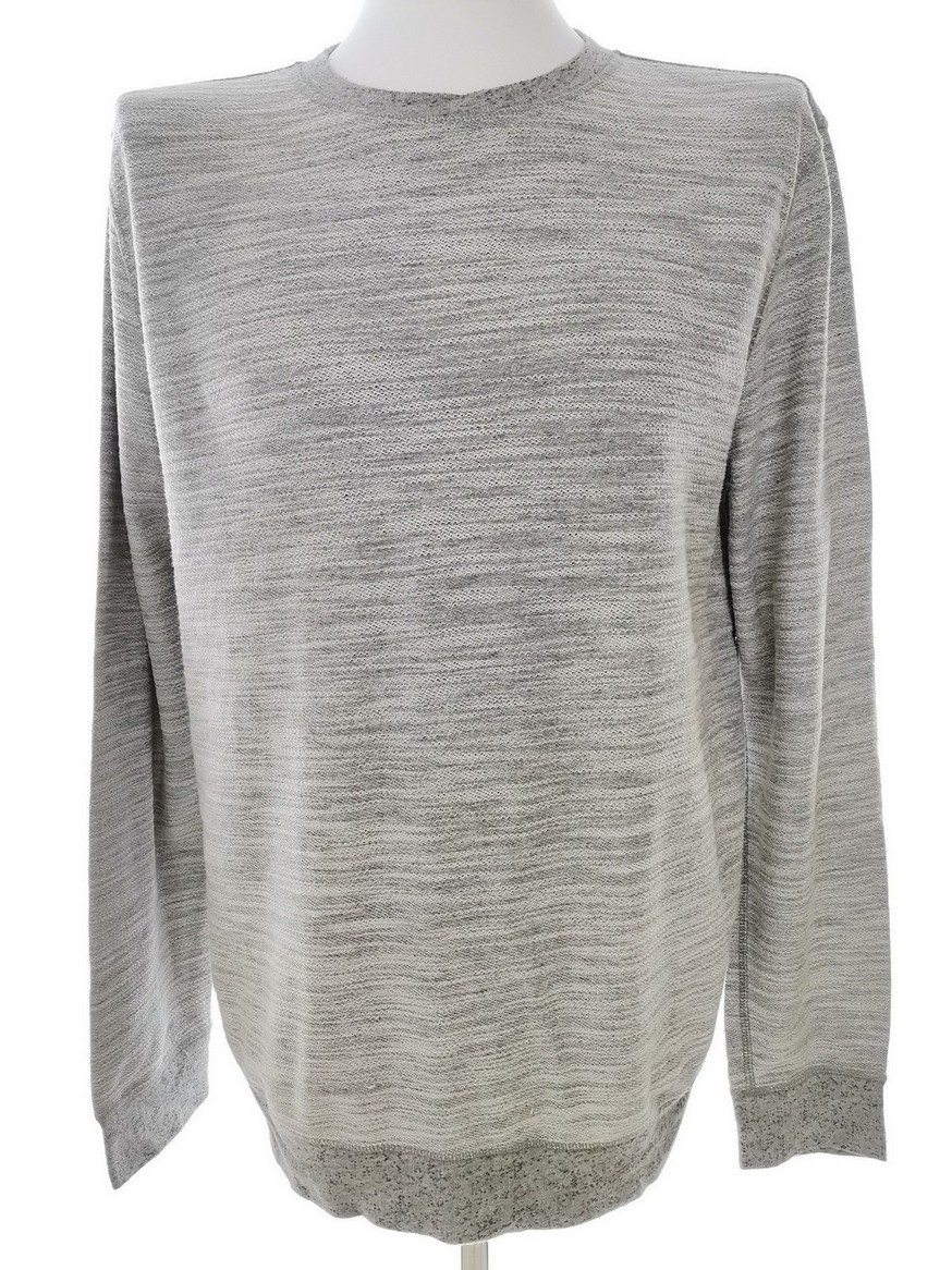 Hugo Boss Size L Color Szary Męski Sweter Długi rękaw Fabric Bawełna